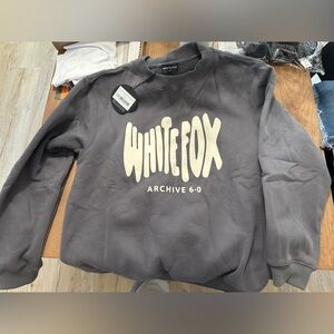 White fox boutique sweatshirt